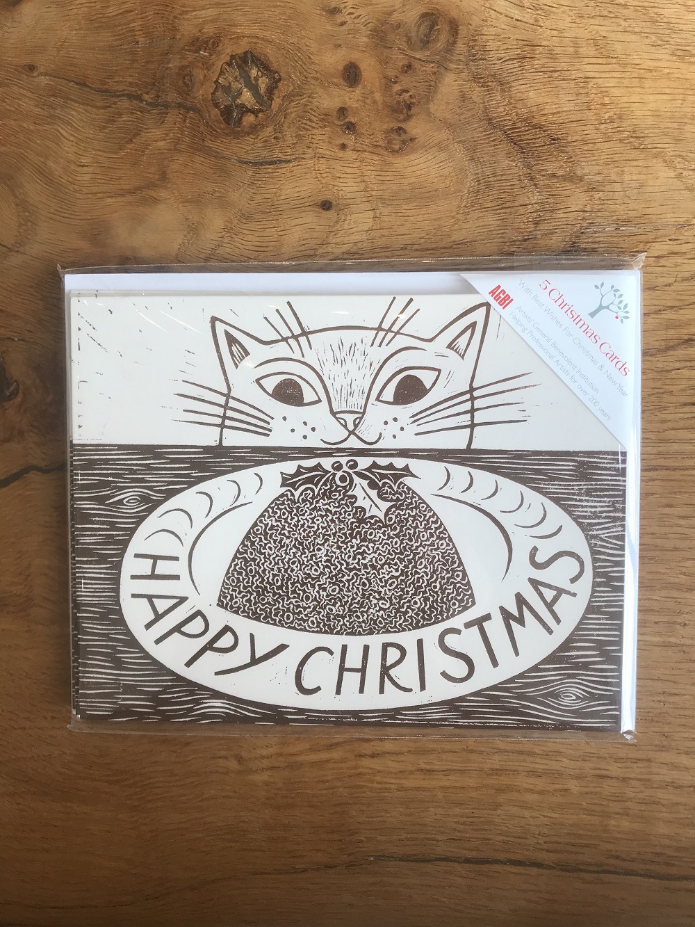 Christmas Cat - Multipack of 15 Christmas cards